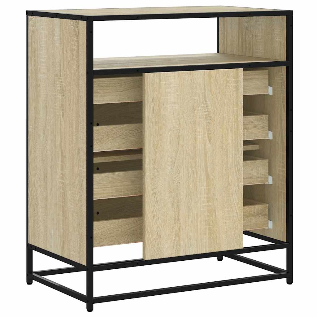 Drawer Cabinet in Sonoma Oak Finish 70 x 41 x 83.5 cm Engineered Wood
