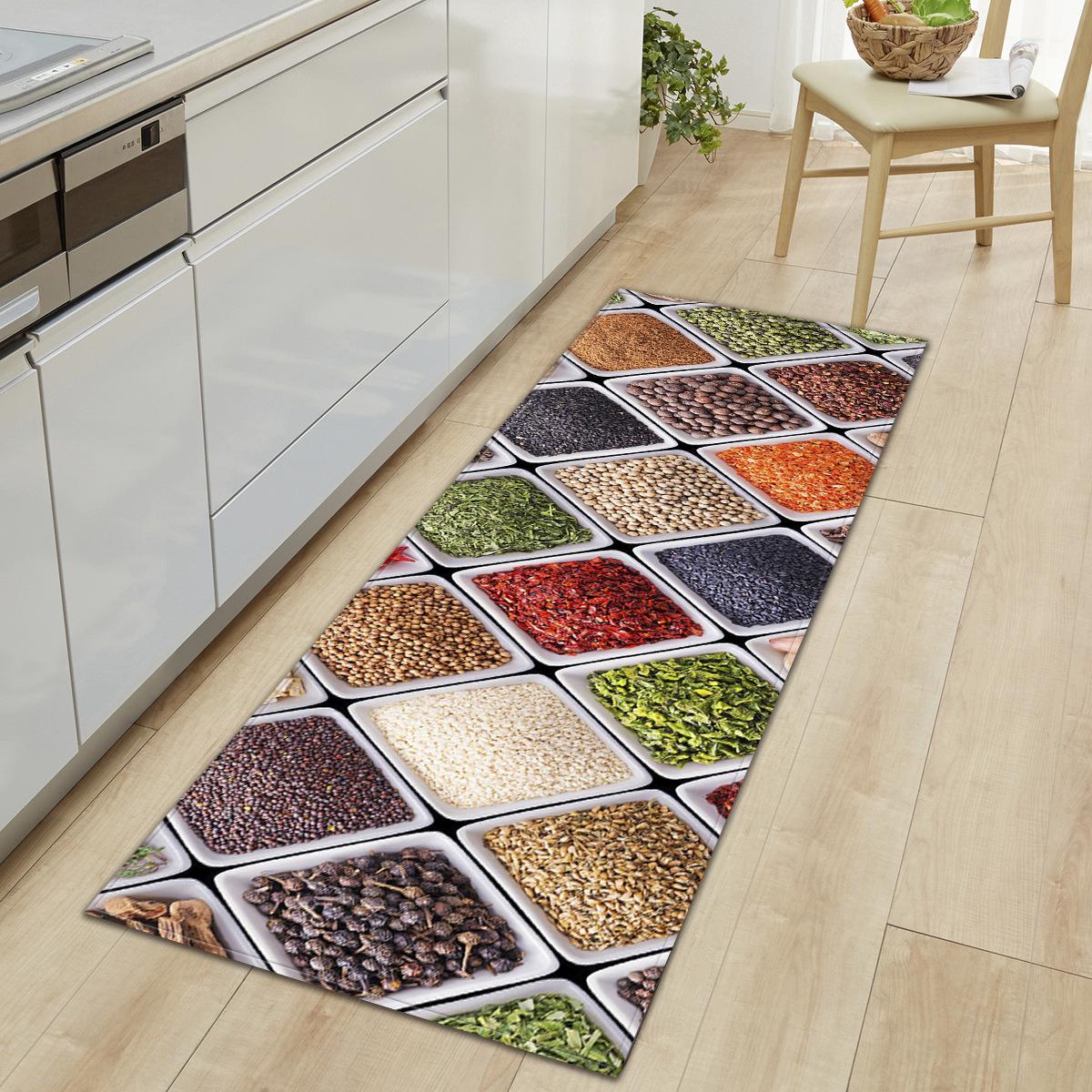 

Приправа Ковер Кухонный коврик Придверный коврик Приправа Еда Гостиная Ковер для зоны Спальня Ковер для мальчиков Прихожая Напольный коврик 40x60cm