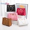 Cozy Up New Fashion Joker Texture Striped Casual Korean Sweet Daily Shoulder Crossbody Bag Handbags Bags for Women