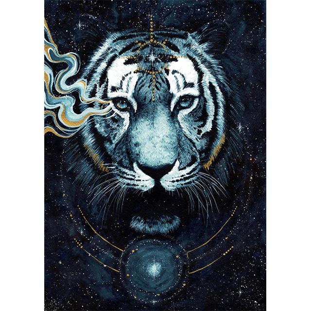 Animal Dark Beast Wolf Tiger Lion Bear Prints Poster Canvas Painting Modern Wall Art Pictures For Living Room Bedroom Home Decor