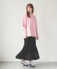Milkfed Casual MELT BAR WIDE TEE In Pink Women's S/S