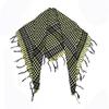 Stilvolles Unisex Arabisches Kopftuch in der Größe 100x100cm Vielseitiges Nackentuch Sonnenschutz-Accessoire mit Quasten