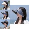 Summer Sun Protection Hat For Women With Large Brim And Butterfly Bow In Ice Silk Material For Casual Outings