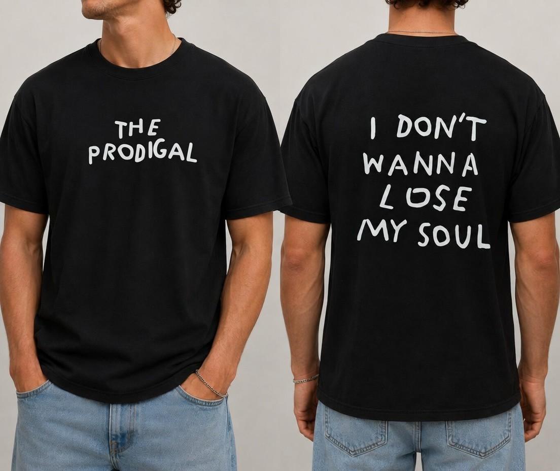 Josiah Queen The Prodigal T-Shirt Front Back Print Unisex Cotton Tee Unisex T-Shirt L