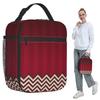 Twin Peaks Red Room Insulated Lunch Bag for Women Office Cooler Thermal Food Box Tote Portable Lunch Boxes Container