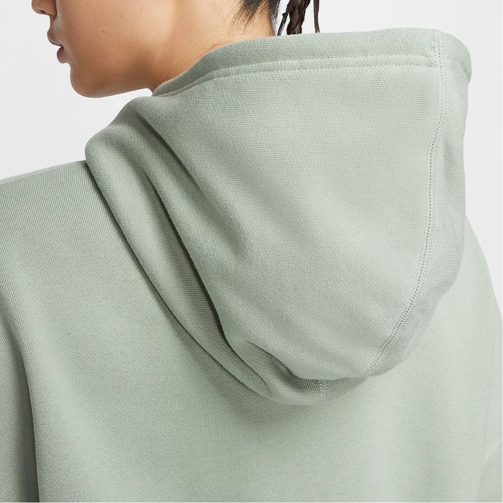 Nike Sportovní oblečení Vzor loga Ležérní Pohodlná Krátká Mikina s kapucí Dámské mikiny Horizontálně zelená FV7778-370