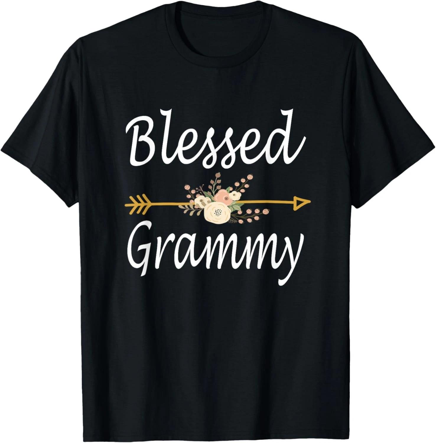 Funny Blessed Grammy Shirt Tee Gift Unisex T-Shirt M