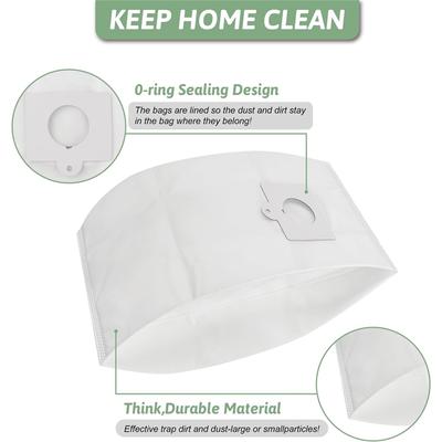 A65T-10PCS Replacement Dust Bag For Kenmore Canister Type Q/C Vacuum 5055, 50557, 50558, 20-53292, 53291, 200 Series Parts