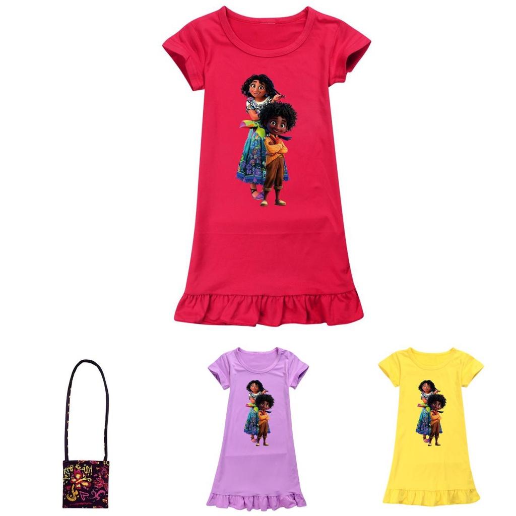 Encanto Kinderen Ijszijde Nachthemd Jurk Zacht en Veilig Materiaal Voor Comfortabele Slaap