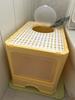Extra Large Totally Closed Cat Litter Box-Drawer Type Anti-Splash Cat Sandbox Detachable Odor Removal Cat Litter Pan Cat Toilet