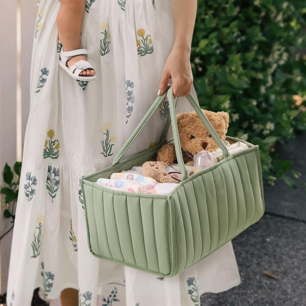 Large Capacity Baby Wipes Organizer Portable Diaper Storage Handbag Travel