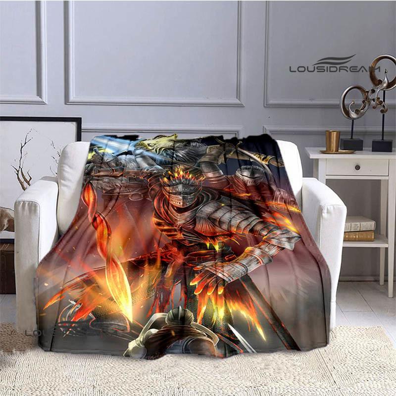 3D Game D-Dark Souls Printed Blankets Warm Blanket Soft and Comfortable Home Travel Bed Blanket Picnic Blanket Birthday Gift