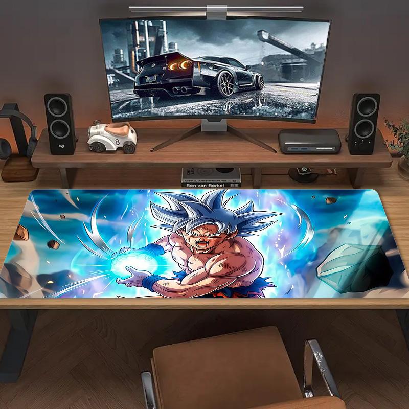 Son Goku Potisk Polštář Protiskluzový Podložka pod Notebook Tablet Velká Podložka pod Myš XXL Podložka Mini PC Herní Podložka S Uzamykatelným okrajem