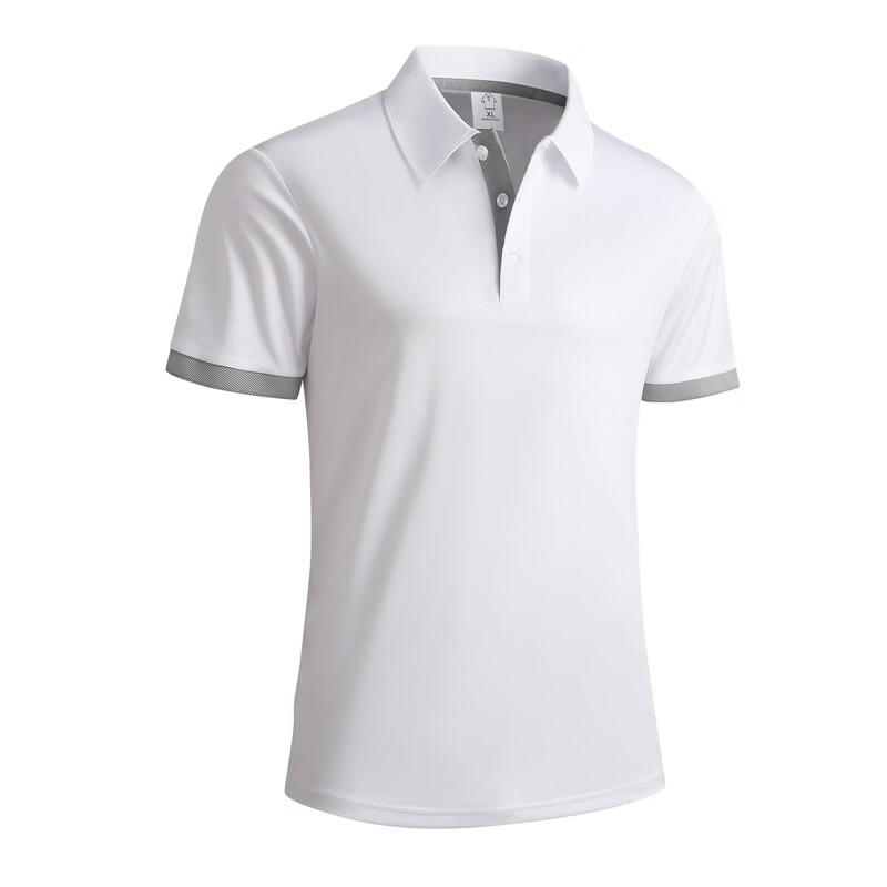 WRPCE Men s Color Block Short Sleeve Polo Shirt L