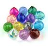 Boules suspendues en cristal K9 de différentes couleurs 15 mm/20 mm/30 mm/40 mm Prismes en verre Boules facettées Feng Shui Décoration d'arbre de mariage de fête d'hôtel