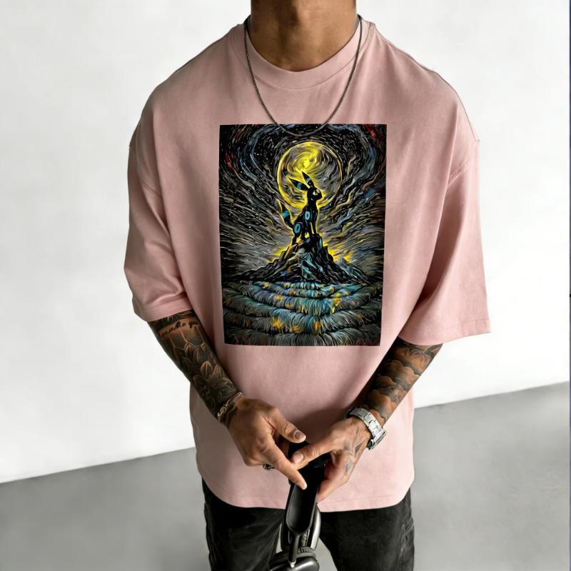 Pokémon Anime Umbrion Printed Cotton Tshirt 2026 Summer Mens and Womens Loose Casual Street Versatile Trend Short Sleeved Top