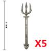 MOC Medieval Military Anime Figures Weapons Building Blocks Toys Soldiers Shield Sword Bow Trident Ax Gun Hammer DIY Gifts K027