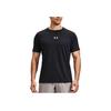 Under Armour Printed Crew Neck Breathable Quick-Dry Sports Casual American Vintage Short Sleeve T-Shirt Men Tops Black 22500517-001