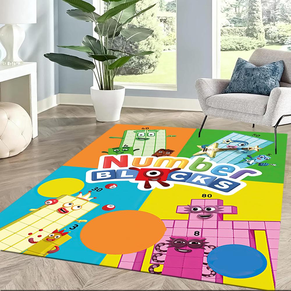 Numberblocks Carpet Perfect For Decorate Room Living Rooms Balcony Study Room Antislip Carpet Office Home Decor Birthdaychristmas Gift
