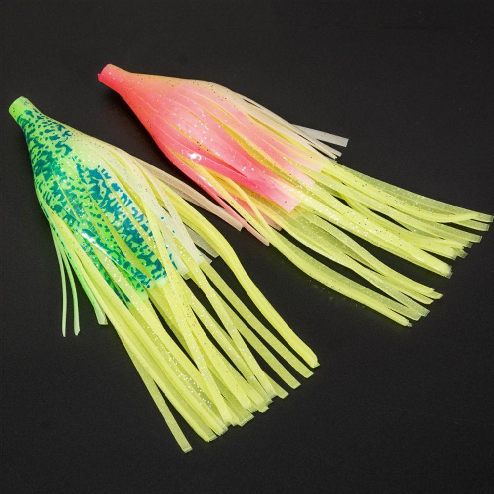 20cm Artificial Swim Soft Silicone Saltwater Octopus Bait Squid Skirt Lure Fishing Tackle
