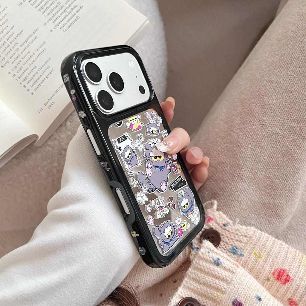 Mirror zoa cat is suitable for Apple 11promax mobile phone case 11 cute 11 sweet and cool 11GD11 unisex