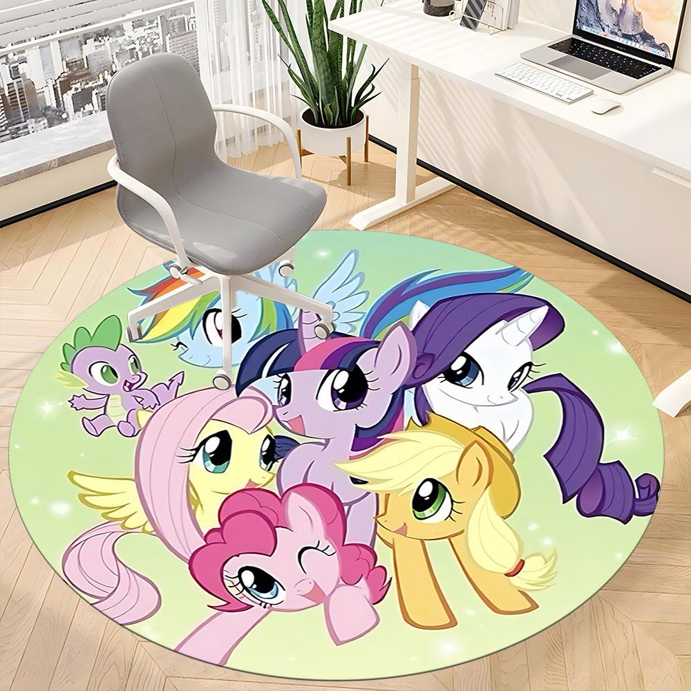 1pc My Little Pony Friendship Office Round Area Rug, Under Office Chairs Bedroom Living Room Home Decor a1022261