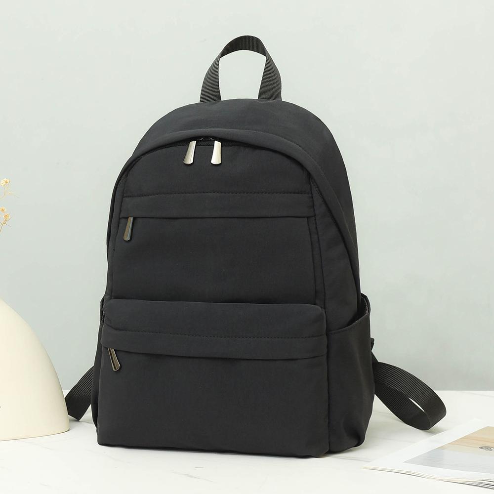 Backpack Women's Travel Backpack Solid Color Waterproof Schoolbag