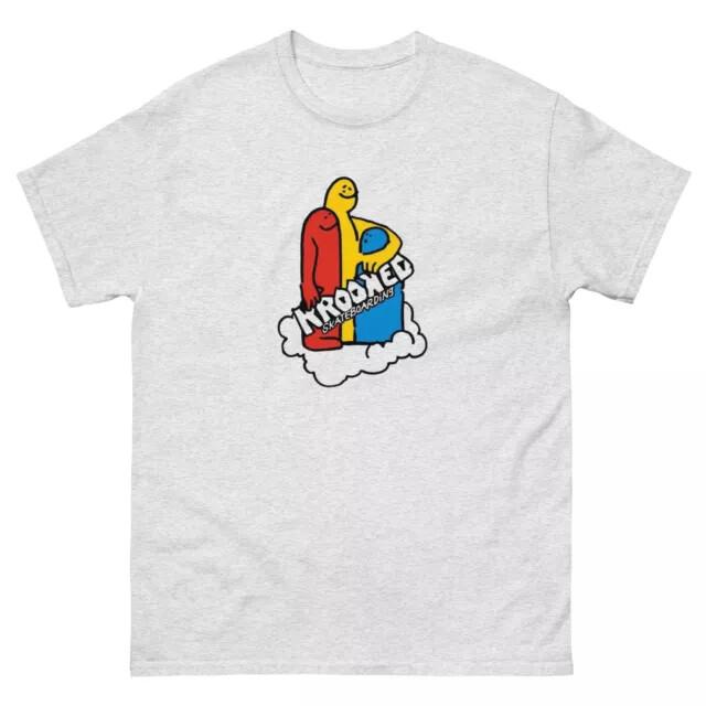 

KROOKED skateboards nuclear family retro skateboarding t shirt design Unisex T-Shirt S