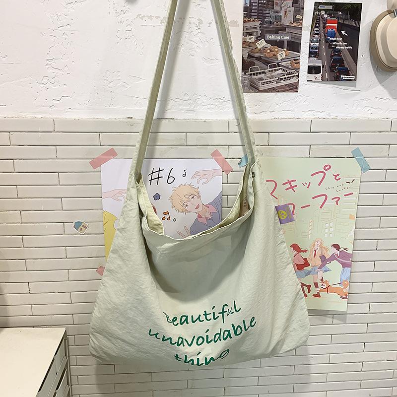 

Весенне-летняя новая нейлоновая сумка через плечо женская сумка ленивый ветер сумка-тоут большая вместимость сумка для покупок сумка для通勤