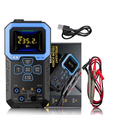 Multimeter Spannungsprüfer Ohmmeter mit TFT-Farbdisplay für Live-NCV-Kapazität Live-Test Batteriebetrieben(Inbegriffen)
