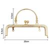 New Metal Purse Frame Kiss Clasp Vintage 20CM Purse Clasp Frame Purse Frame DIY Craft