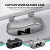 Car Glasses Case Wear-Resistant Sunglasses Holder Protection Box For Hyundai N Line Tuscon NX4 I20 I30 I10 Sonata Elantra B32
