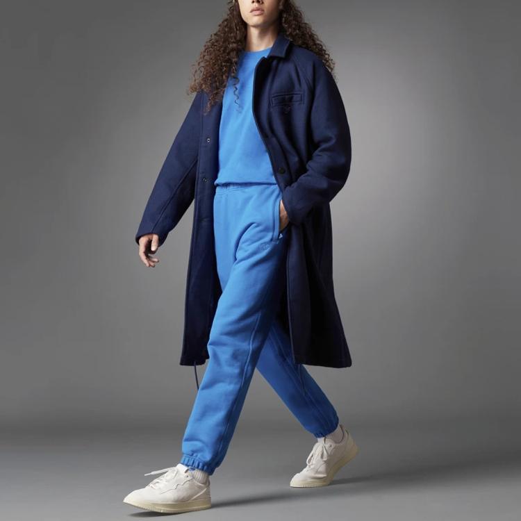 Adidas Originals Blue Version Collection Knitted Sweatpants Men's Blue Moderate Cuffed Pants H33460