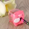 5Pcs Mixed Colors Piggy Pencil Sharpener - Cartoon Pig Handheld Sharpener for Kids, Single Hole, Portable and Easy to Use, Assorted Colors