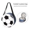 Popular Durable Soccer Lunch Bag Insulated Tote for Football Fans Men Women Student Keeping Freshes Warm Thermal Bags for School