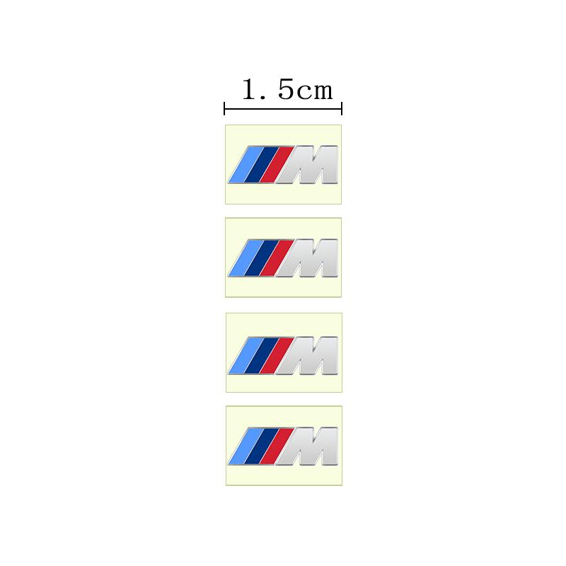 Metall-Emblem Auto-Deko Aufkleber Reflektierend Auto-Scheibenwischer-Aufkleber Für BMW M Power Performance M3 M5 X1 X3 X5