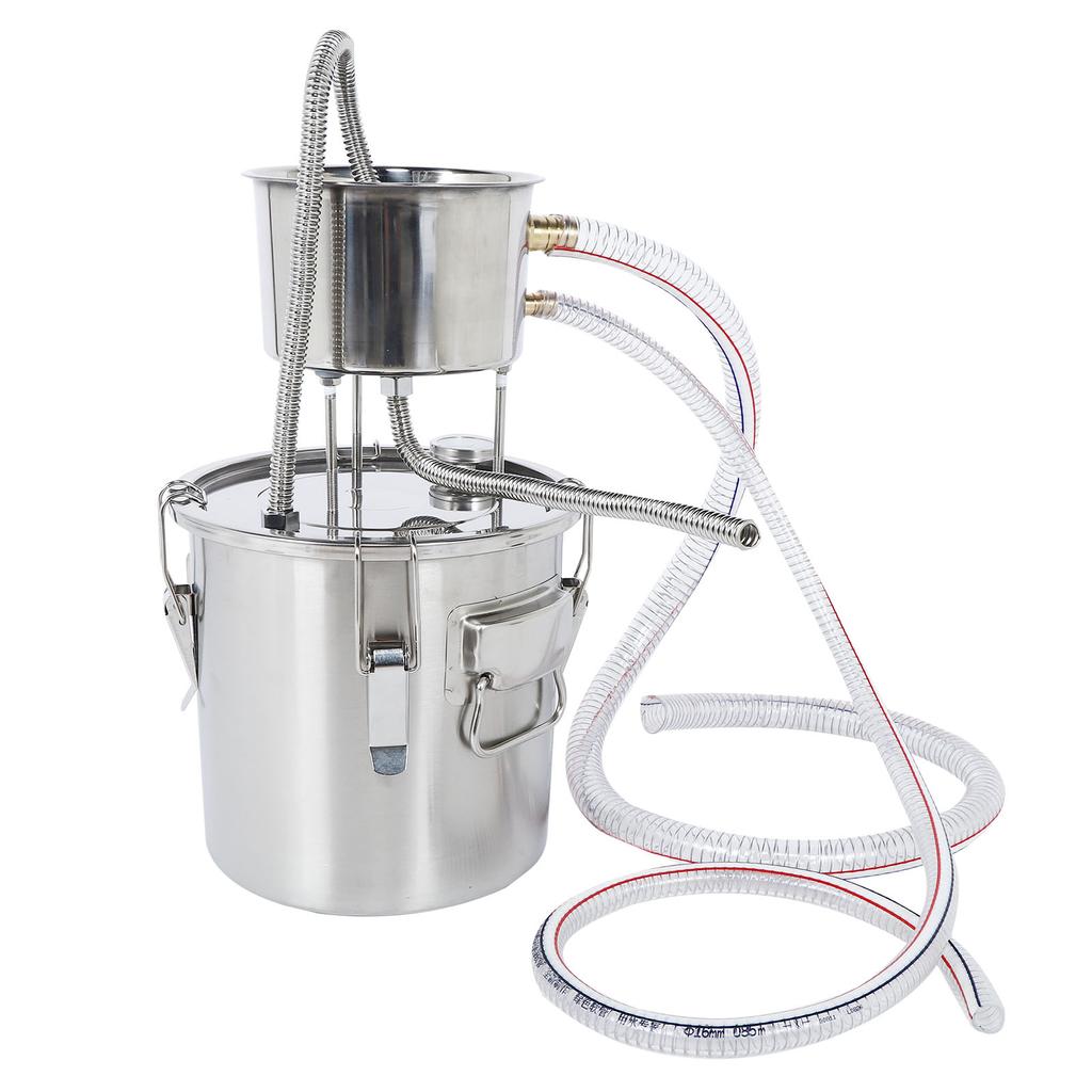22L Wasserdestilliergerät Edelstahl DIY Home Weinherstellung Brauset Gärfass CN