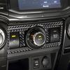 For Toyota 4Runner 2010- Air Conditioner Switch Panel Cover Carbon Fiber