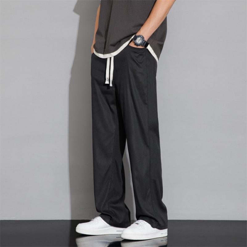 JYL Рабочие брюки для разогрева мужские и молодежные прямые широкие американские повседневные широкие брюки L