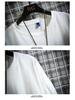 2021 Summer Men's White Loose Fit Korean Trend Short Sleeve T-shirt