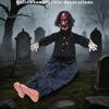 Decorazione Fantasma Zombie di Halloween Animata Attivata dal Suono, Spaventoso Oggetto di Scena per Casa Infestata con Movimento Spaventoso Attivato da Suono Ruggente,