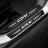 Car Door Sill Threshold Stickers Protector Strips Trunk Guard Bumper Stickers Decals for Honda CR-V CRV Logo 2021 2019 2018 2017 aif256