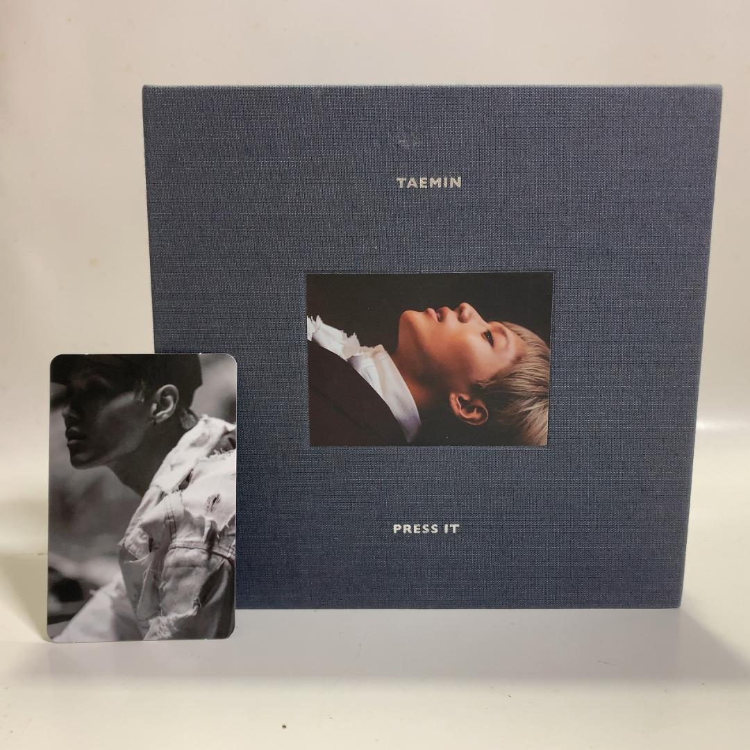 

[USED] TAEMIN PRESS IT Album with Trading Card Korean CD Taemin