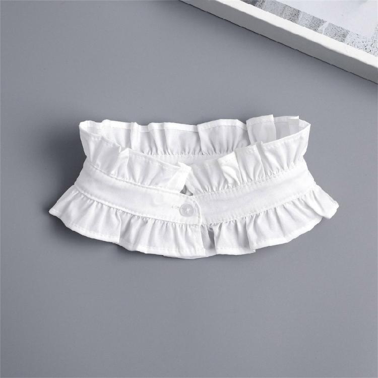 Vintage Plissiert Rüschen Falscher Kragen Einsatz Abnehmbarer Kragen Falscher Blusenkragen Halskrause Choker Modische Statements