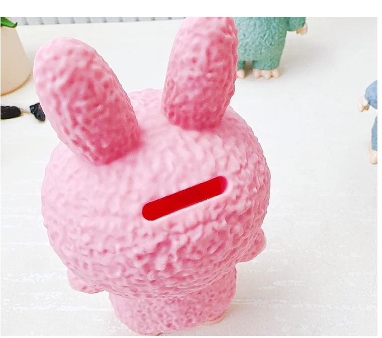 Labubu Roztomilé Prasátko Figurka: Spořicí nádoba na mince pro děti a studenty