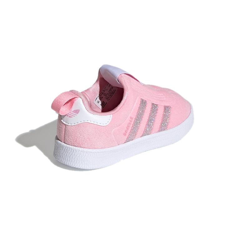 Adidas Originals GAZELLE Abrasion Resistant Low top Toddler Shoes Pink Infant And Toddler EF2025