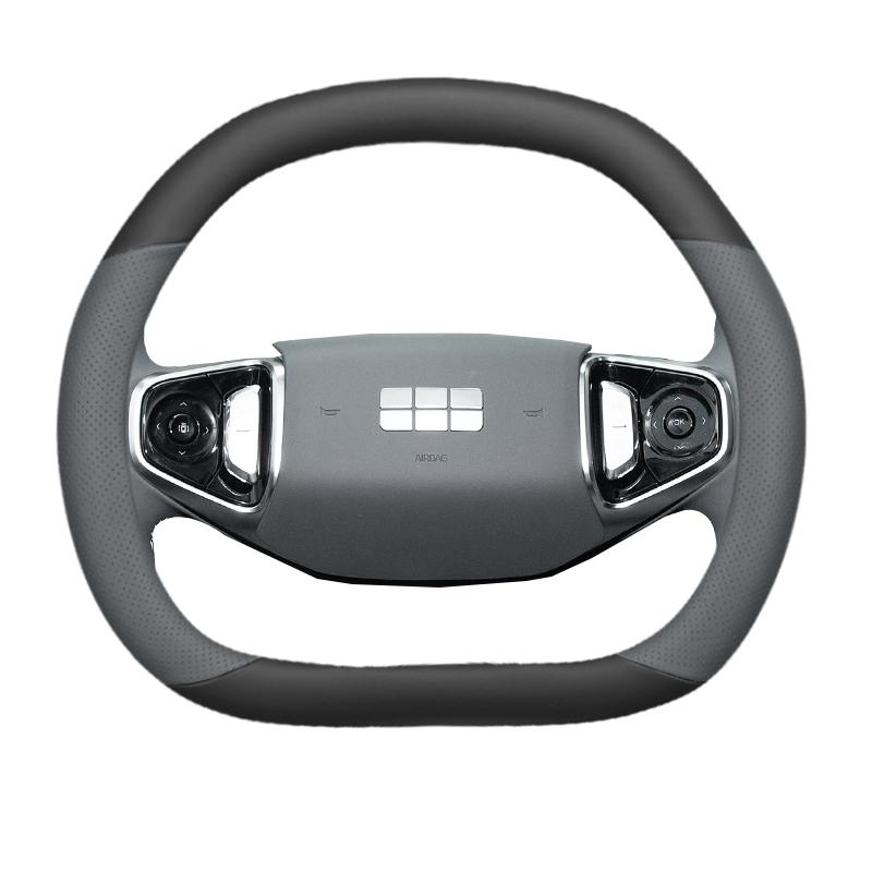 bpzsw1 Leather Car Steering Wheel Cover for Geely EX5 2025 2026 Accessories