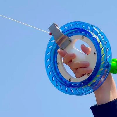 Round Kite Roll with Kite Wire Kite Reel Winder Winding Machine   Kites  Accessories