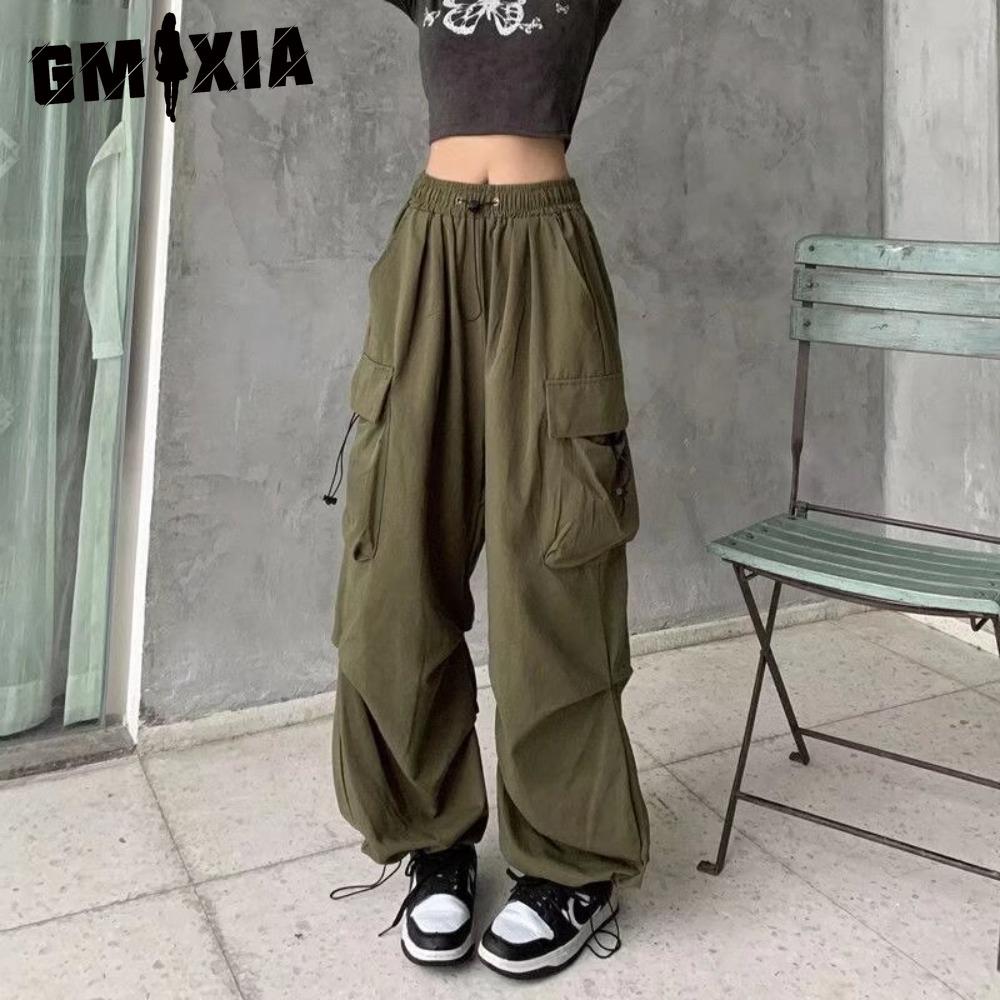 

GMXIA Women s Fashion Casual Solid Color Print Pants & Capris S чёрный