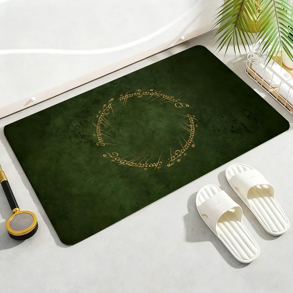 The Lord of the RingS Floor Mat Soft Thickened Non-Slip Door Mat for Living Room Home Decor Flannel Rugs